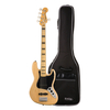 Squier Classic Vibe '70s Jazz Bass V MN Natural Set avec Housse