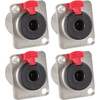 Pronomic JFSD Presa Jack da Pannello Set 4 Pezzi