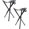 Stagecaptain TP-345 GY Chaise Pliante Tripode 2x Set