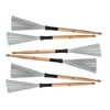 XDrum WTD-1S Wire Tap Drumstick Brushes kurz 3 Paar