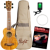 Flight DUS440 Acacia Soprano Ukulele Set