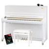 Kawai Aures 2 K-300 WH/P Pianoforte Bianco Lucido Set