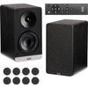 ELAC Debut ConneX B41 Altavoces Activos Black Ash Set Oehlbach