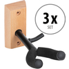 Classic Cantabile Supporto A Muro Per Violino In Legno Set Da 3