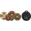 Set de Cymbales Meinl MJ401+18 Byzance Mike Johnston avec Sac à Cymbales