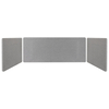 Pronomic DiviDesk-1507560 GY Bureauscherm Set - Retour (Staat: Goed)