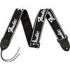 Fender Strap 2\" Running Logo Strap Black/White