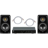 ELAC Solano BS 283.2 BK / QED / BC Acoustique EX-214 HiFi Stereoanlage Set
