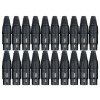 Pronomic XLR-Female Stekkerset 20 Stuks Zwart