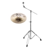 Zildjian A20538 A Custom Splash 6" Brilliant Set avec Support Cymbale à Flèche