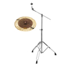 Meinl Byzance Extra Dry 16\" Dual Crash Set Incl. Support À Perche Pour Cymbale