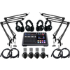 Tascam Mixcast 4 Podcast Interview Set voor 4 Personen