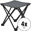 Stagecaptain TP-334 Set De 4 Tabourets Pliants De Camping
