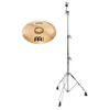 Meinl Classics Custom Brilliant Crash Medium 18" + Set de Support Cymbale Droit