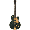 Gretsch Synchromatic Nashville Hollow Body Single-Cut Met Bigsby Cadillac Green - Retour (Conditie: Zeer Goed)