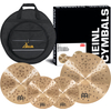 Set Complet De Cymbales Meinl Pure Alloy Extra Hammered + Sac Pour Cymbales