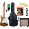 Jet Guitars JS-300 E-Gitarre Gold Set