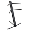 Classic Cantabile KS-100 Double Keyboard Stand Black