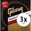Gibson SAG-CPB11 Coated Phosphor Ultra-Light 011-052 3x Set