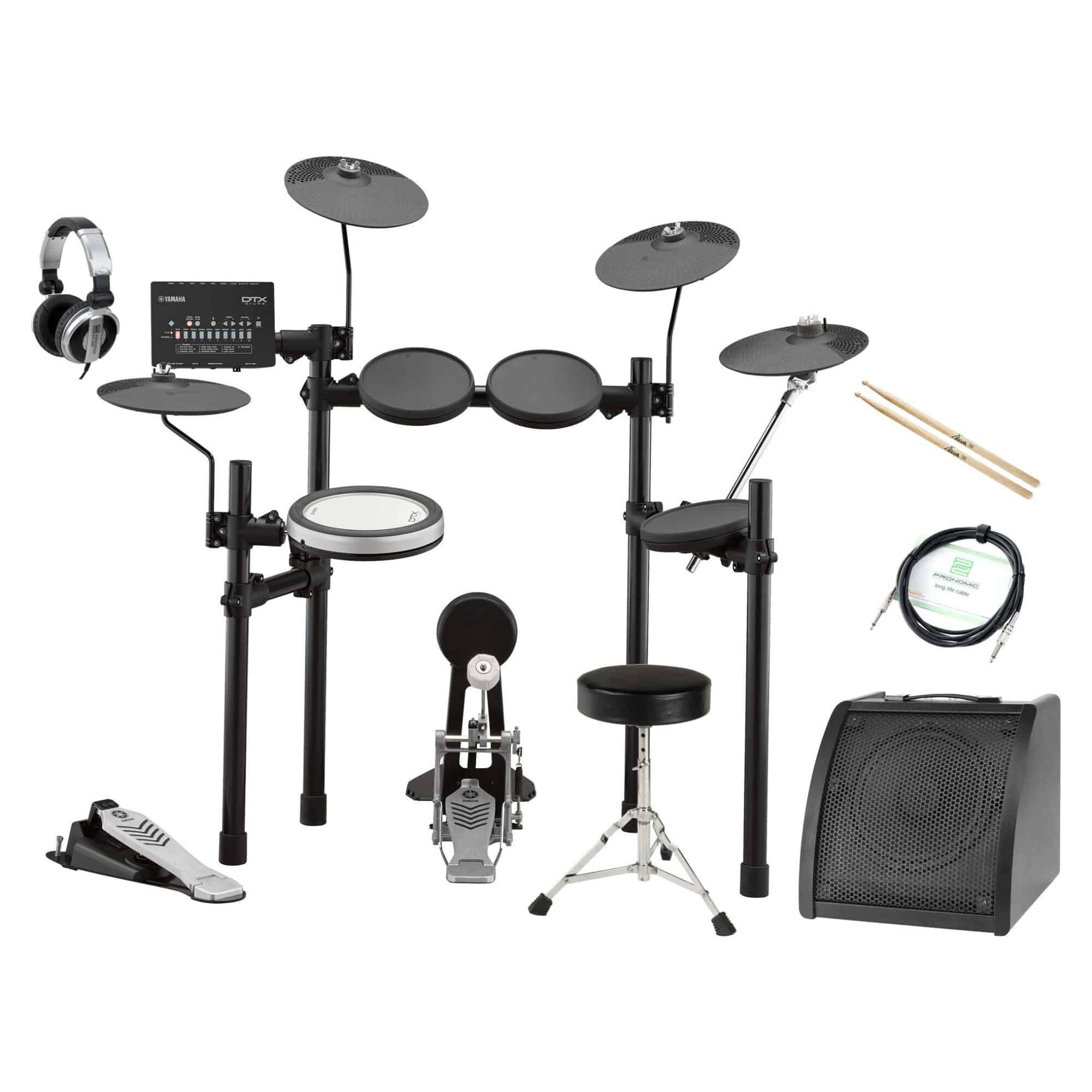 Yamaha DTX482K Compact E-Drum Kit Set inkl. Verstärker, Kopfhörer