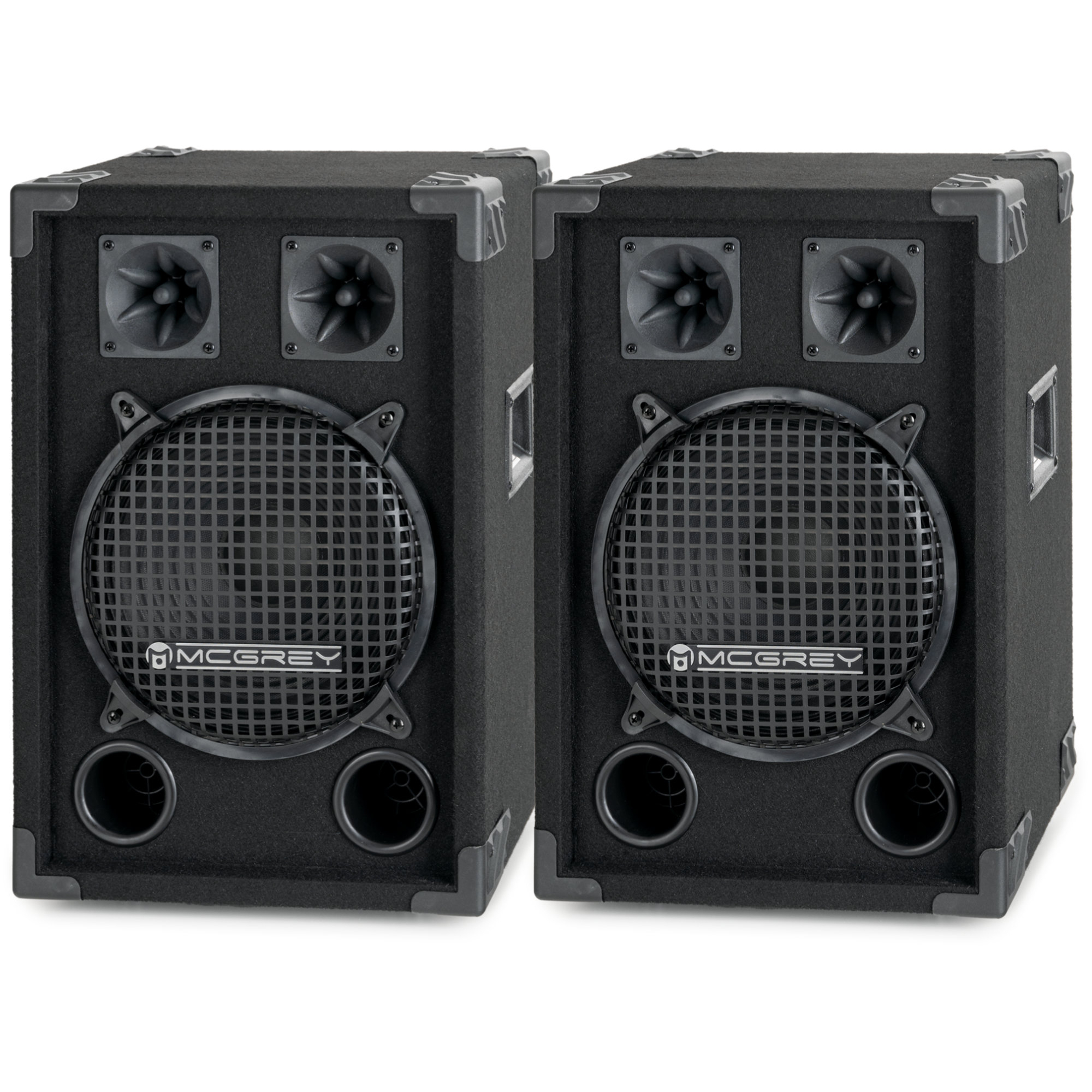Enceintes Mini JB Systems K50 - Paire 50W RMS - Woofer 1,5" - Noir - Avec Supports