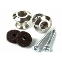 Dunlop Straplok Dual Design Button Set Nickel