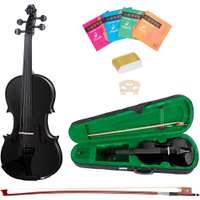 Classic Cantabile VP-100BK 4/4 Violinenset Schwarz  - Retoure (Zustand: gut)