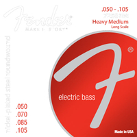 Fender SubSonic 7250HM Nickel Plated Bass Saiten 050-105