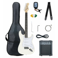 McGrey Rockit E-Gitarre ST-Komplettset White