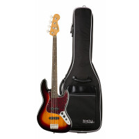 Squier Classic Vibe '60s Jazz Bass LRL 3-Color Sunburst Gigbag Set