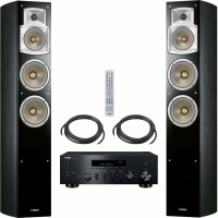 Yamaha R-N600A BL / NS-F350 Netzwerk Stereoanlage Set