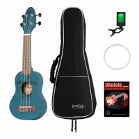 Ortega Keiki K1-BL-L Linkshänder Sopranino Ukulele Set