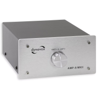 Dynavox AMP-S MKII Verstärker/Boxen-Umschalter silber  - Retoure (Zustand: sehr gut)