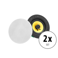 Pronomic CLS-660 WH 2-Wege High-End Gewebe Einbaulautsprecher 240 Watt 2x Set  - Retoure (Zustand: sehr gut)