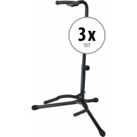 Juego de 3 soportes de guitarra Rocktile GSN-01 con cuello