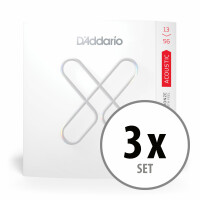 D'Addario XS 80/20 Bronze Coated 13-56 Medium 3x Set