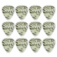 Taylor Celluloid 12er Pack Plektren Abalone 1,21mm