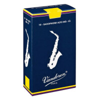 Vandoren Classic Blau Altsax Blätter (4) 10er Pack