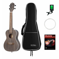 Ortega RUCOAL-L Linkshänder Konzert Ukulele Set