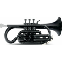 Classic Cantabile MardiBrass kunststof Bb cornet zwart