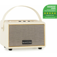 Bennett & Ross BB-820CW Altoparlante Blackmore Junior Bluetooth a batteria Bianco crema