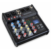 Pronomic B-403 Minimixer mengpaneel met Bluetooth® en USB-opname