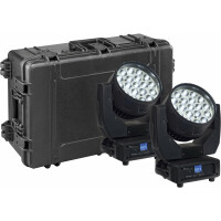 Algam Lighting MW19X15Z LED RGBW Zoom Moving Head Koffer Set