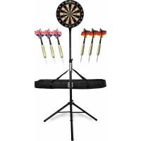 Stagecaptain DBS-1715C BullsEye Champion Dartbord met standaard en tas set