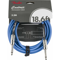 Fender Contour Series 18,6' Instrumentenkabel Lake Placid Blue