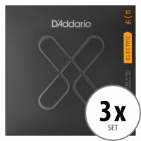 D'Addario XTE1046 XT Regular Light 3x Set