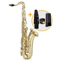 Classic Cantabile TS-450 Brushed Bb-Tenorsaxophon ESM Set