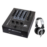 JB Systems Battle 4-USB DJ-Mischpult Set