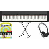 Casio CT-S1BK-76 Casiotone Keyboard Schwarz Set