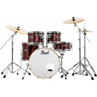 Pearl Export EXX705NBR/C704 Drumkit Black Cherry Glitter